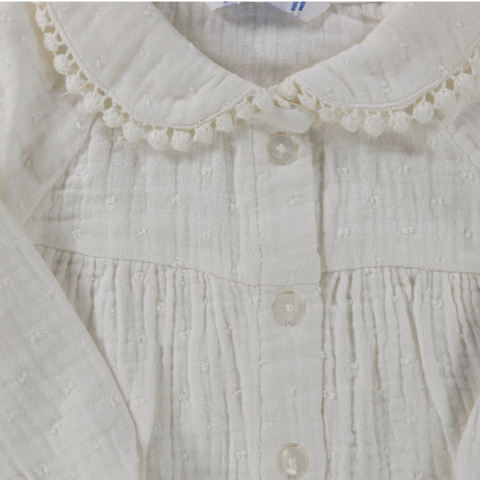 Mayoral Baby Girls Blouse  Offwhite