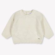 Mayoral Baby Girls Sweater  Light Beige