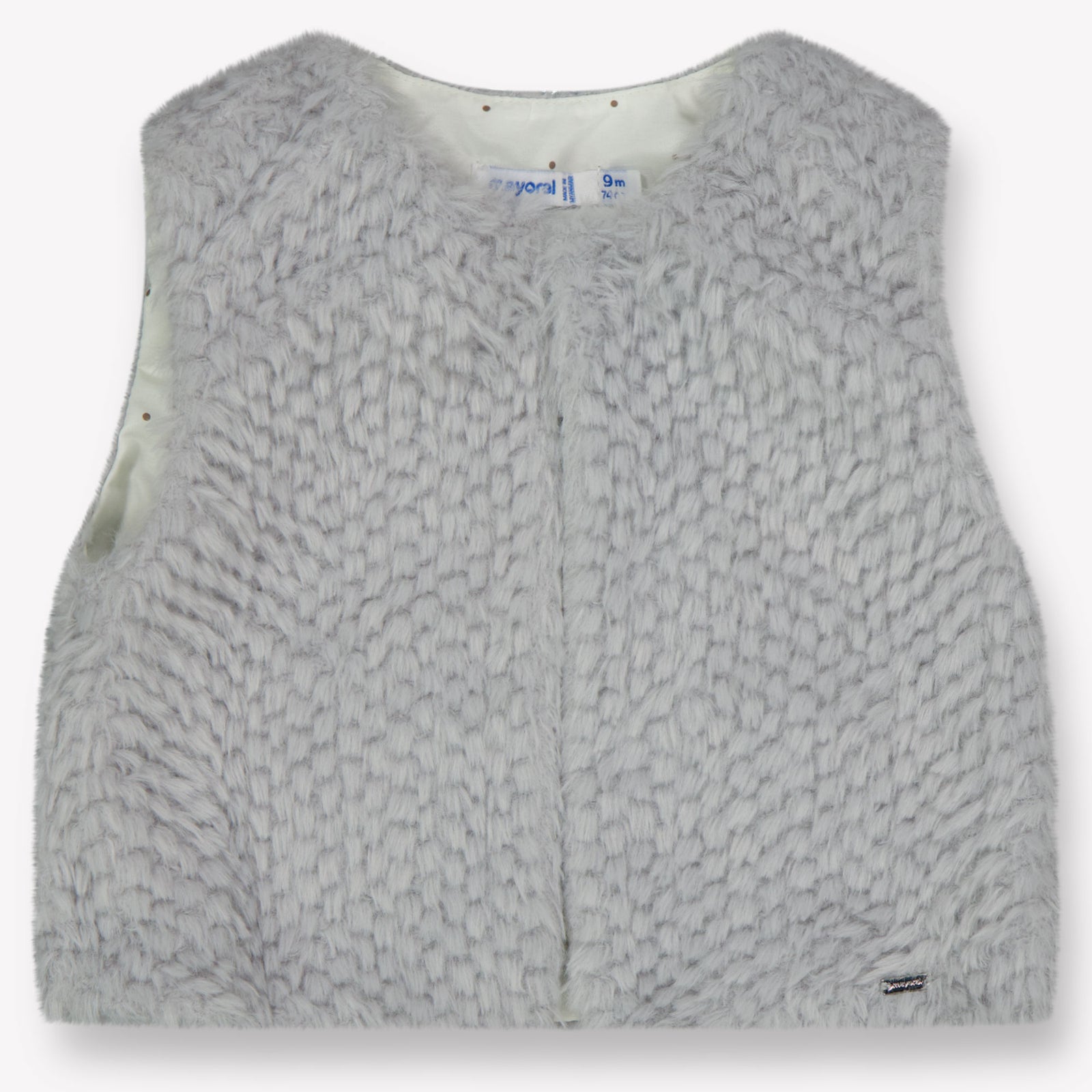 Mayoral Baby Girls Body Warmer  Light Gray