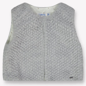 Mayoral Baby Meisjes Bodywarmer In Licht Grijs