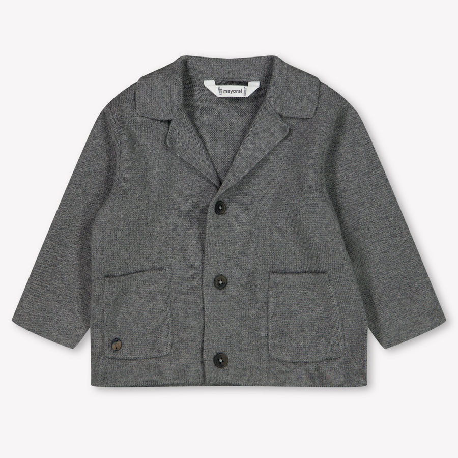 Mayoral Baby Jongens Vest In Donker Grijs