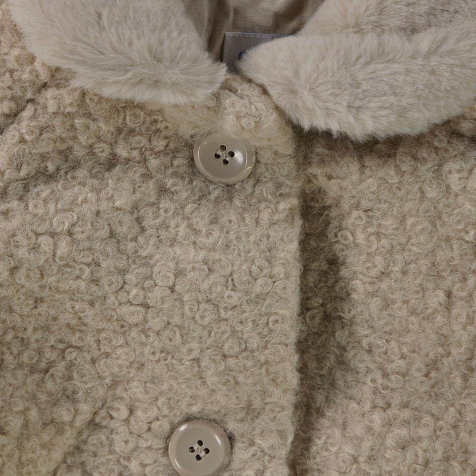 Mayoral Baby Meisjes Winterjassen In Licht Beige