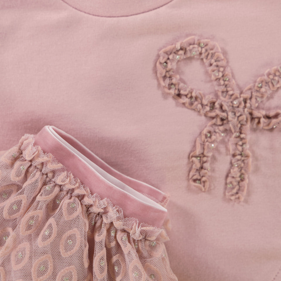 Mayoral Baby Girls Set  Light Pink
