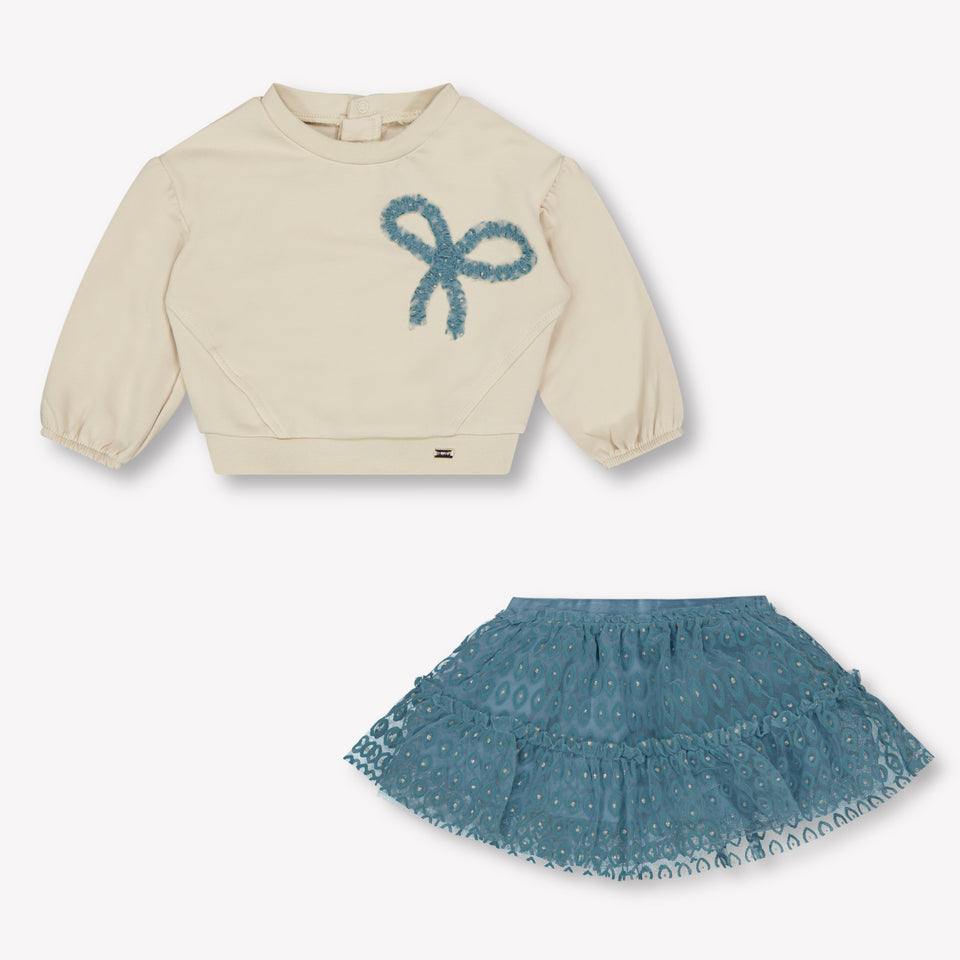 Mayoral Baby Girls Set  Blue