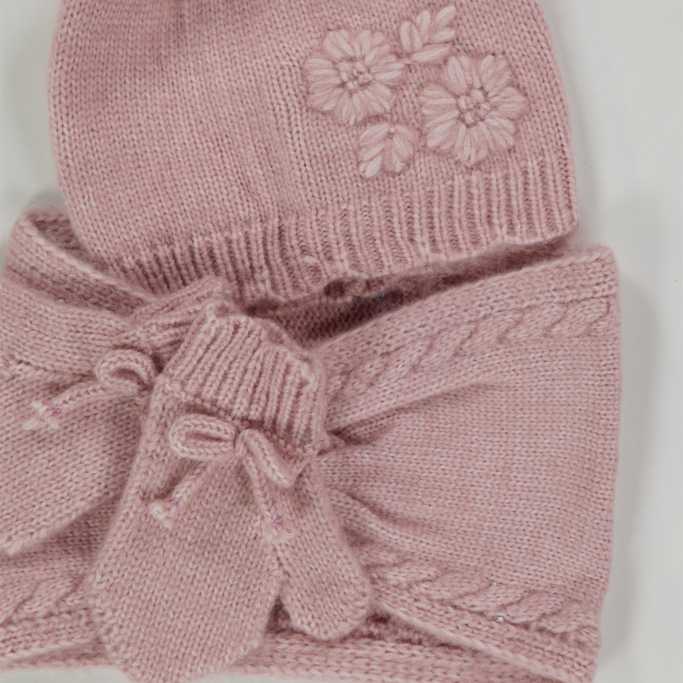 Mayoral Baby Meisjes Muts In Licht Roze