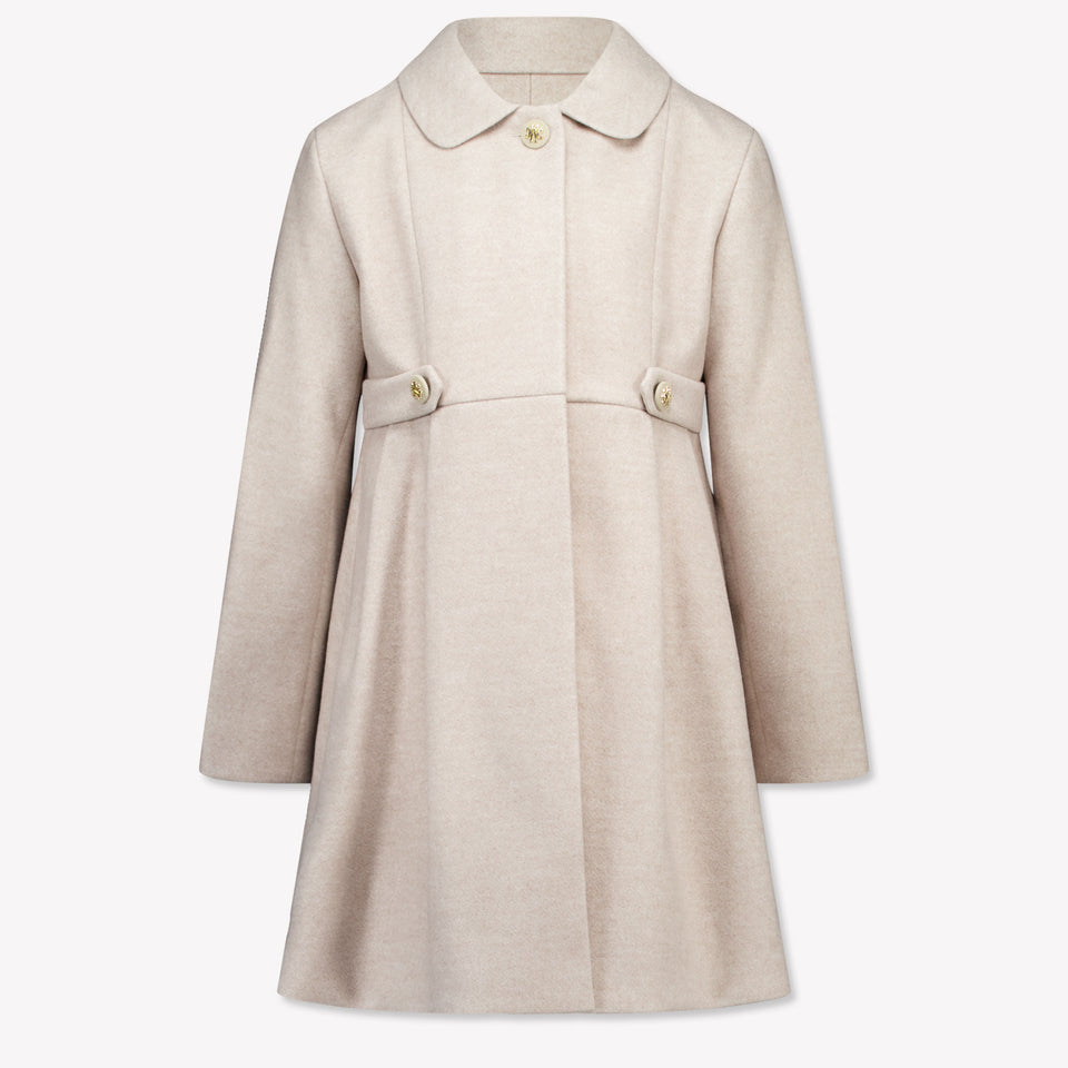 Mayoral Kids Girls Jackets In Light Beige