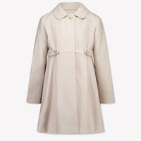 Mayoral Kids Girls Jackets In Light Beige