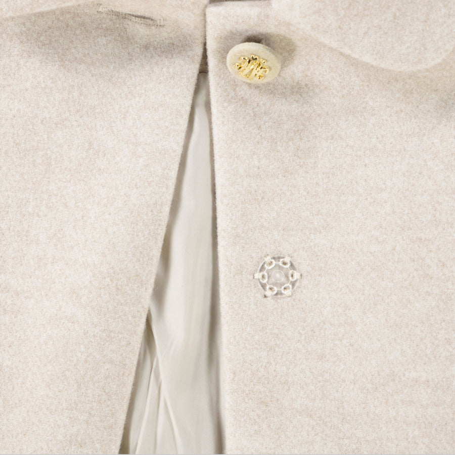 Mayoral Kids Girls Jackets In Light Beige