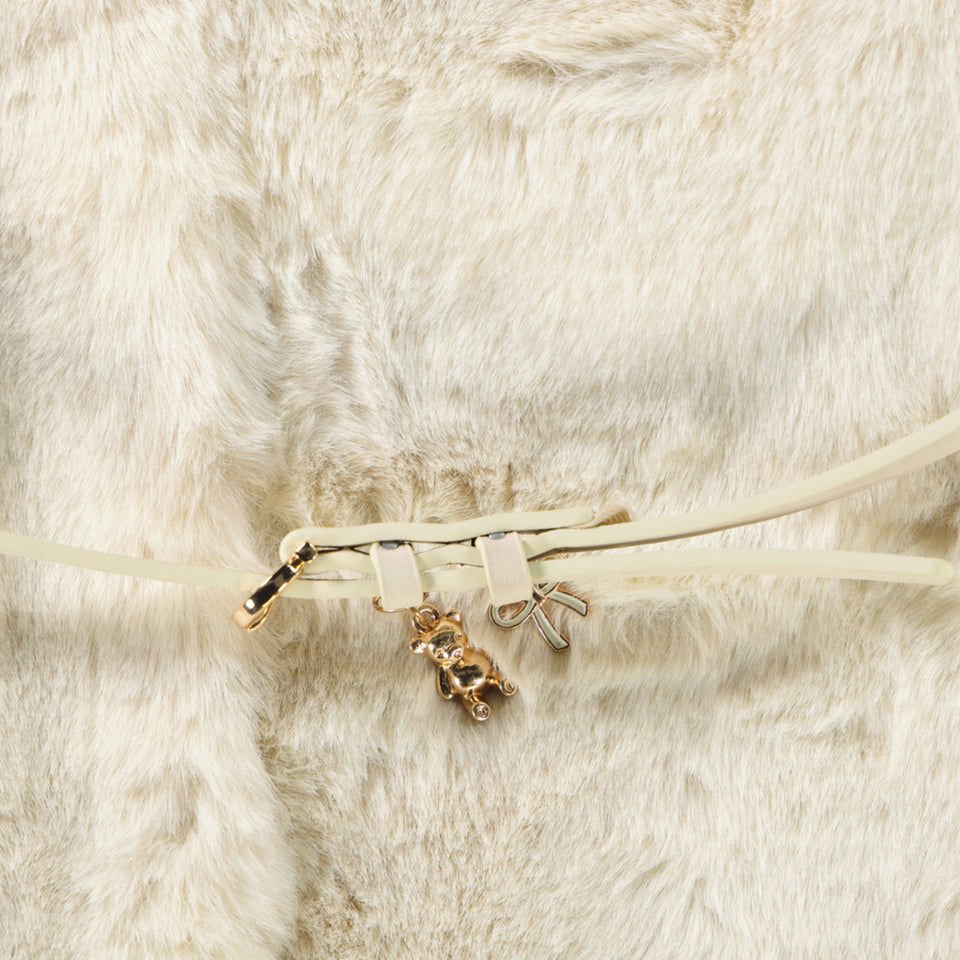 Mayoral Kids Girls Jackets In Light Beige