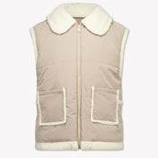 Mayoral Kids Girls Vest Beige