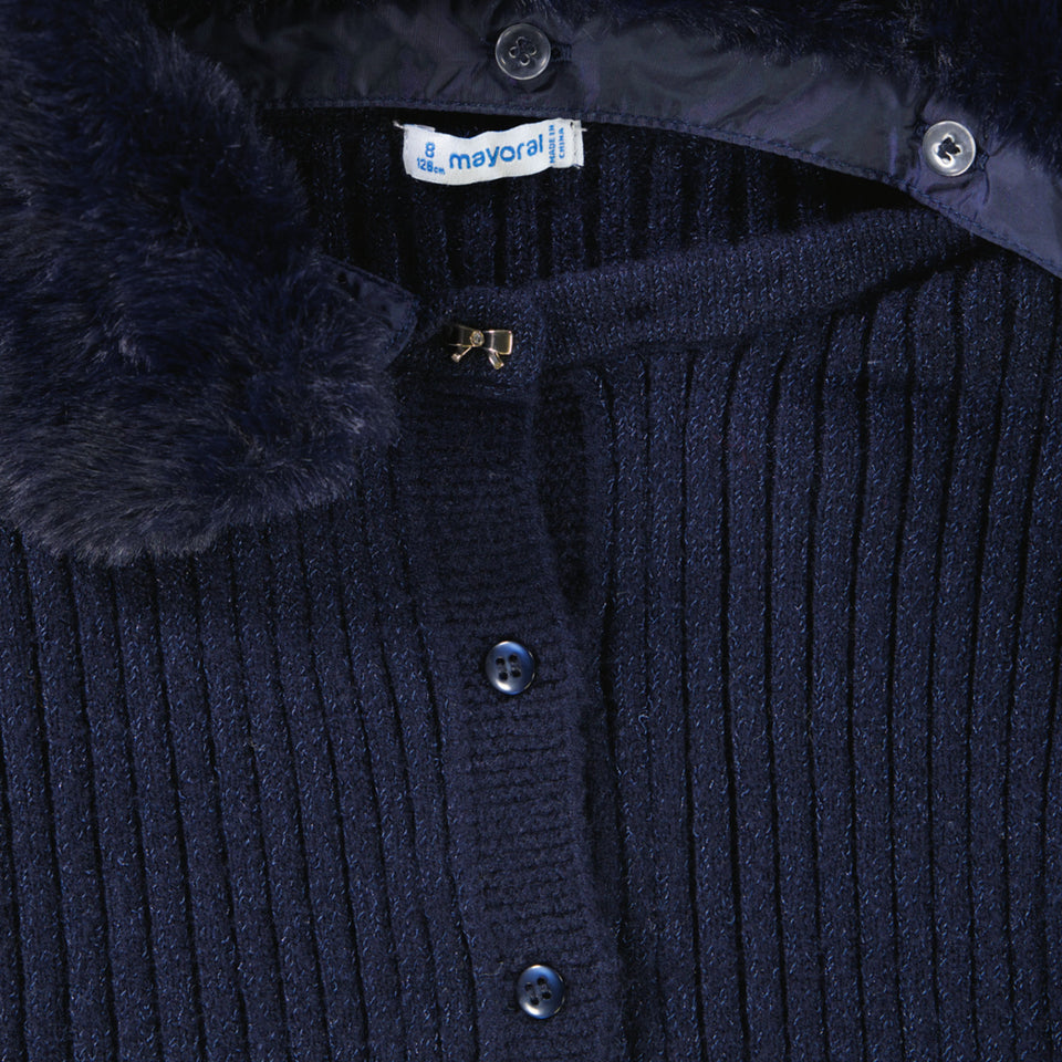 Mayoral Kids Girls Vest Navy