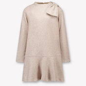 Mayoral Kids Girls Dress Beige