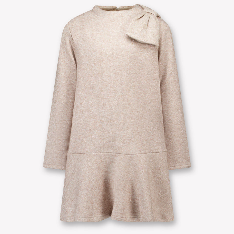 Mayoral Kids Girls Dress Beige