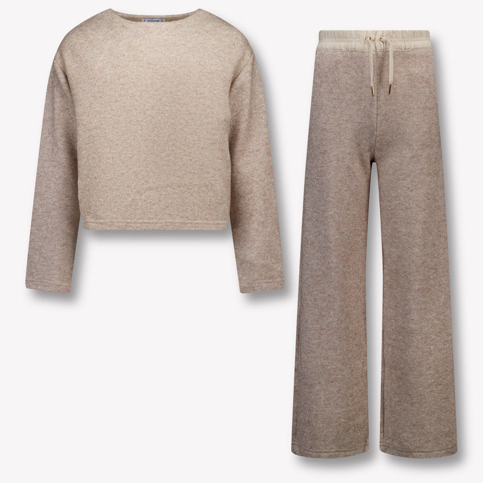 Mayoral Kids Girls Set in Beige