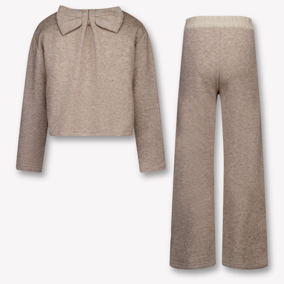 Mayoral Kids Girls Set in Beige