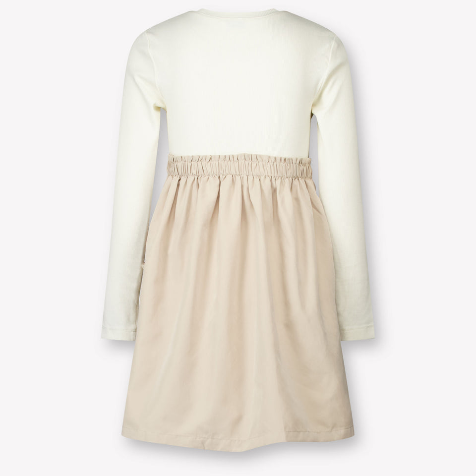 Mayoral Kids Girls Dress Beige