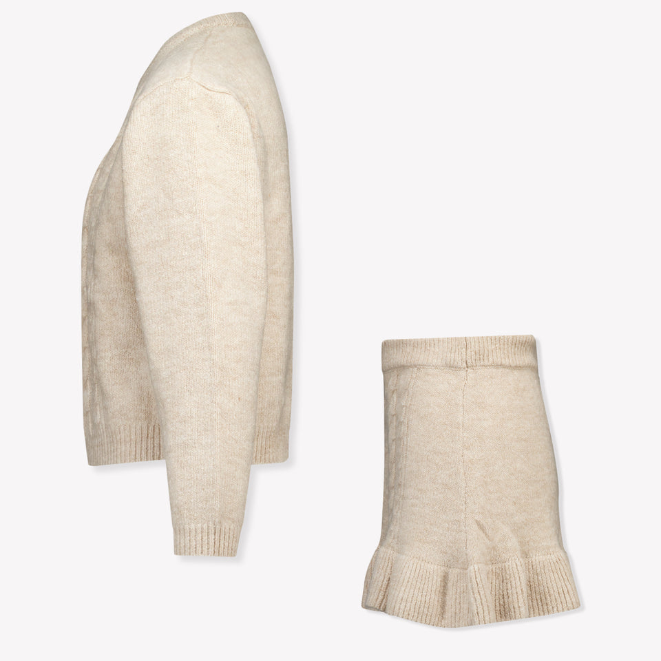 Mayoral Kids Girls Set in Beige