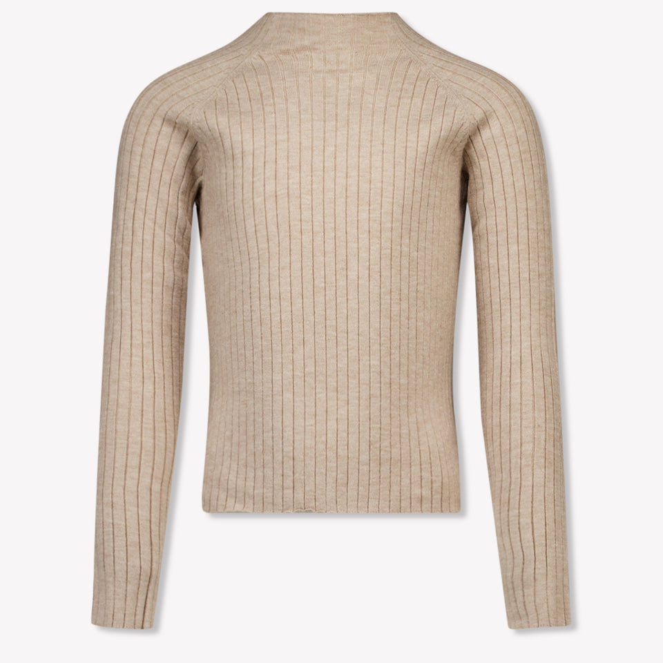 Mayoral Kids Girls Sweater in Beige