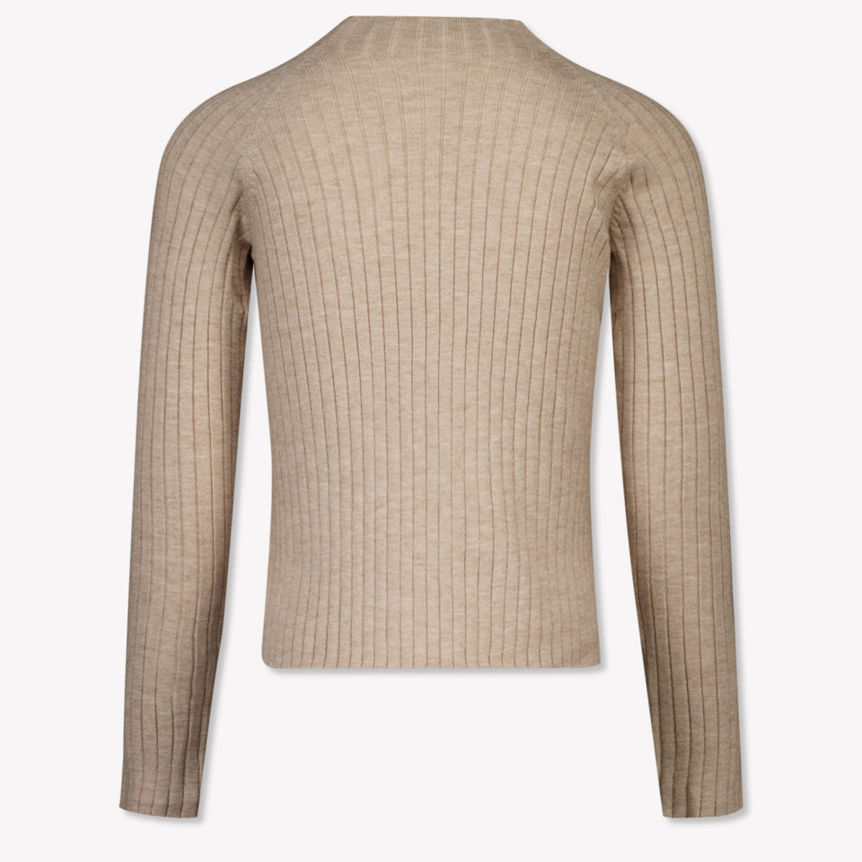 Mayoral Kids Girls Sweater in Beige