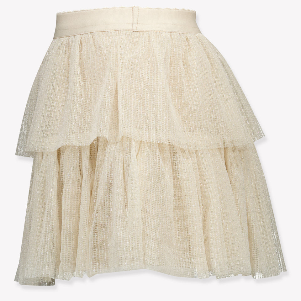 Mayoral Kids Girls Skirt Light Beige