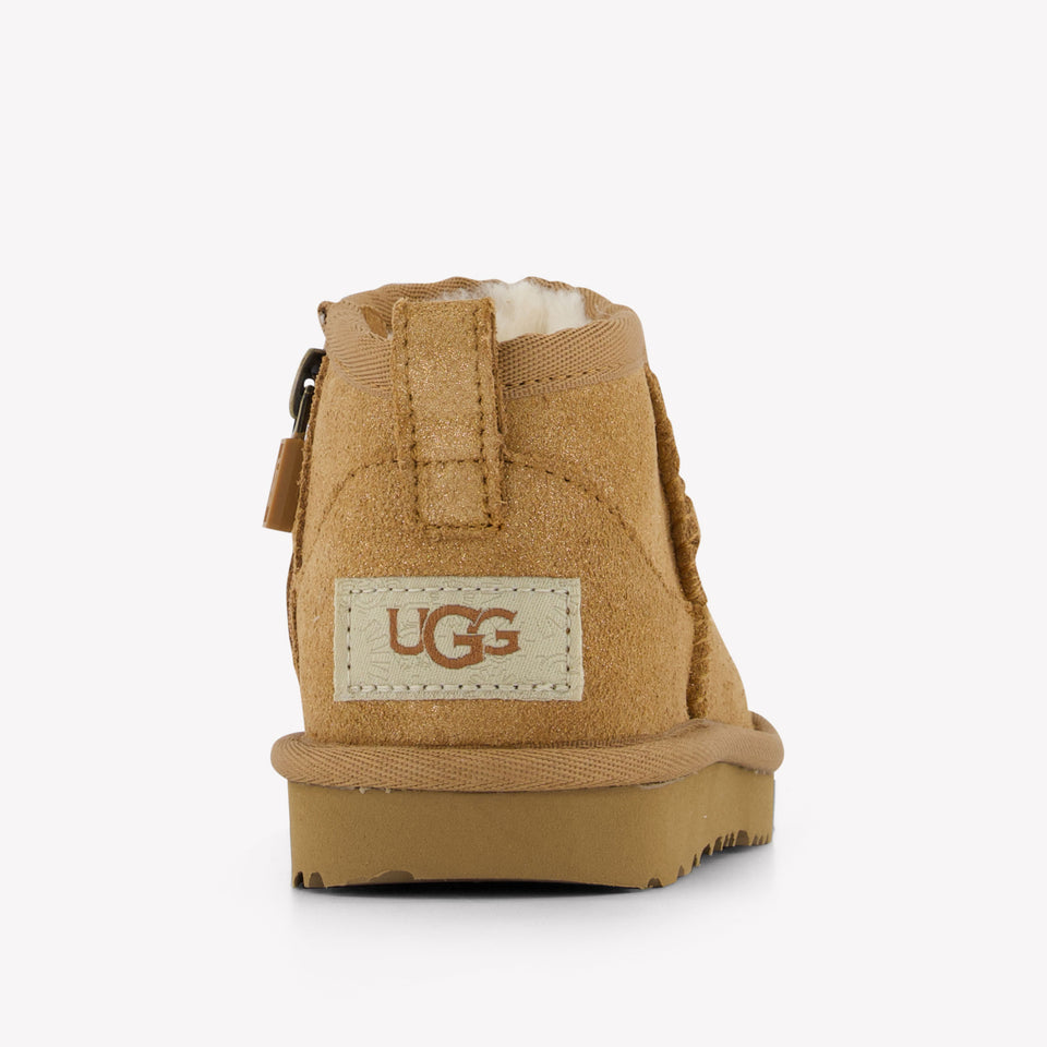 UGG Ultra mini Girls Boots In Camel