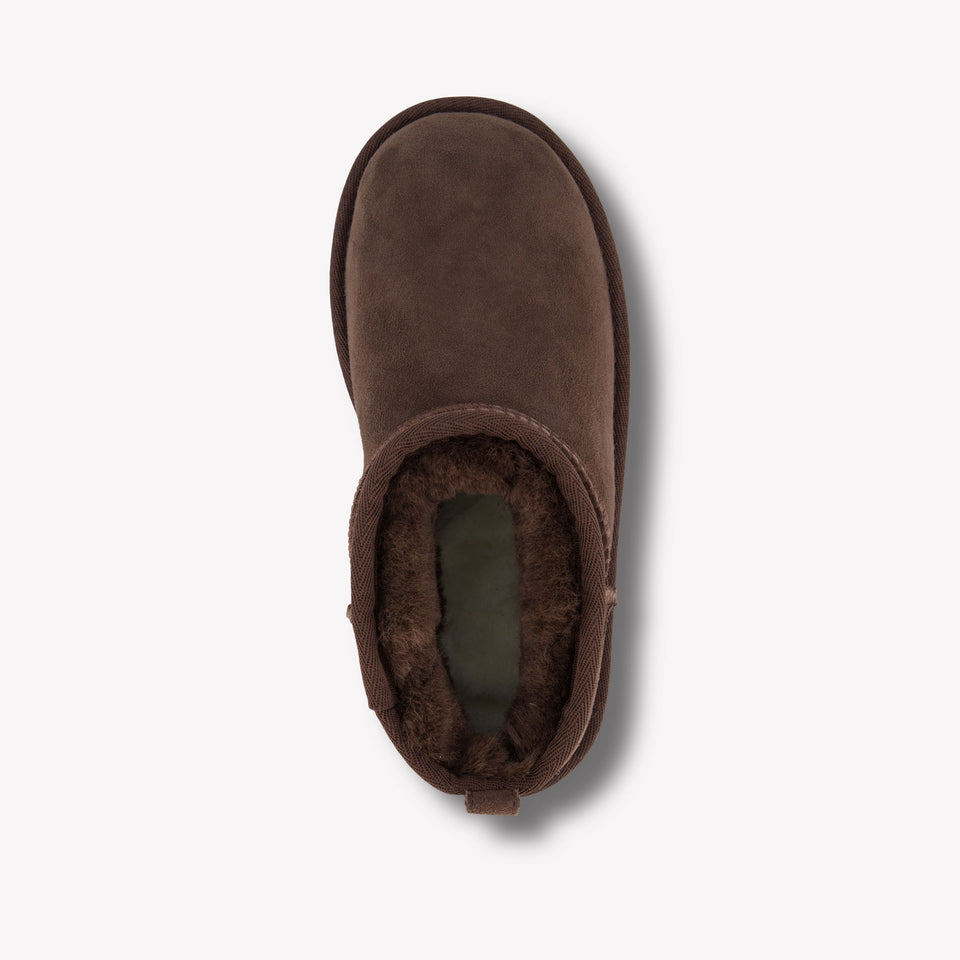 UGG Ultra Mini Unisex Laarzen In Donker Bruin
