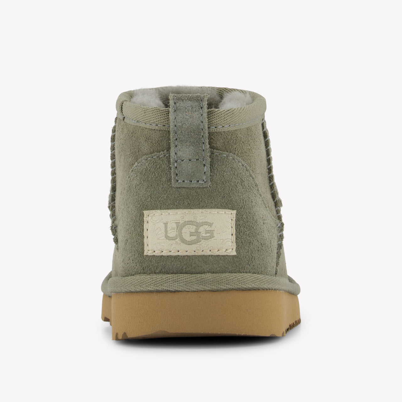 UGG Ultra mini Unisex Boots In Olive Green
