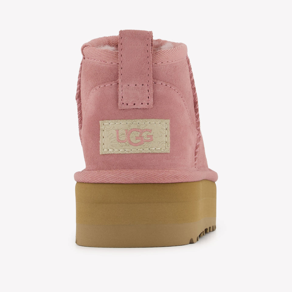 UGG Ultra Mini Platform Meisjes Laarzen In Roze