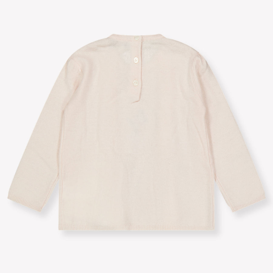 Tartine et chocolat Baby Girls Sweater in Light Pink