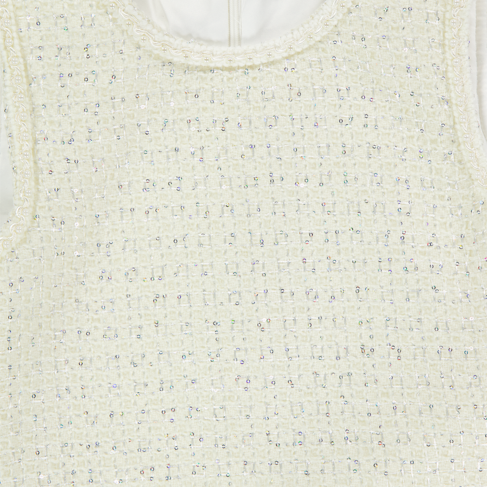 Prinsessefin Kids Girls Dress OffWhite