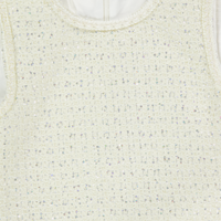 Prinsessefin Kinder Meisjes Jurk In Off White