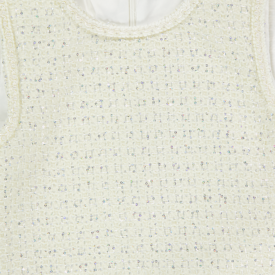 Prinsessefin Kinder Meisjes Jurk In Off White