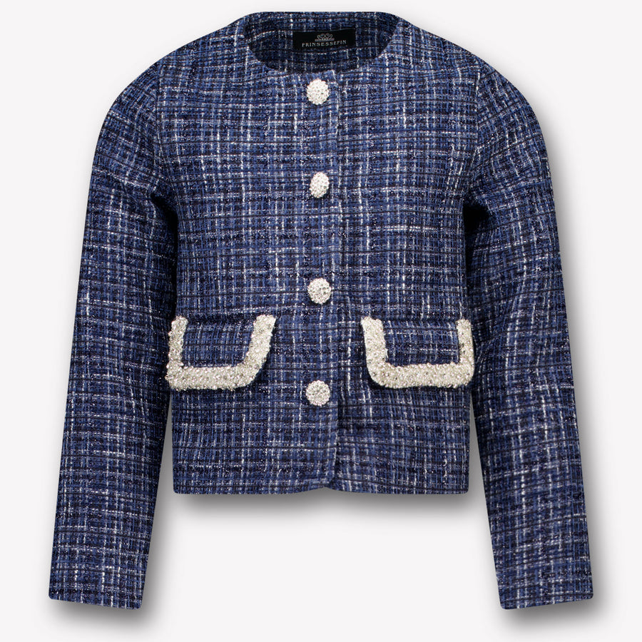 Prinsessefin Kinder Meisjes Colbert In Navy