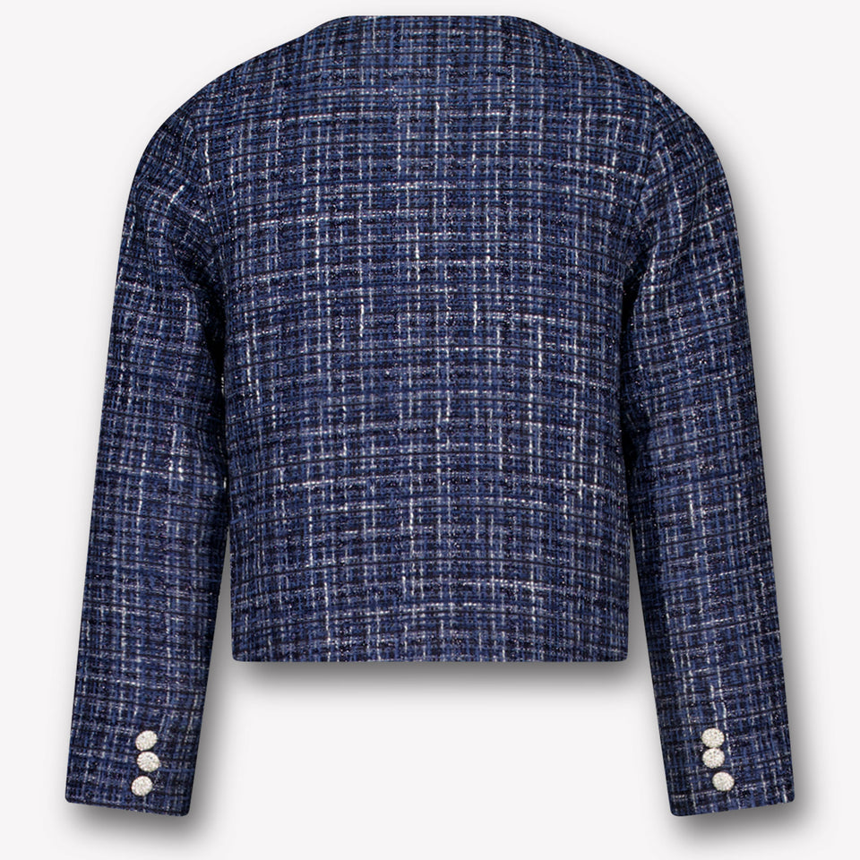 Prinsessefin Kids Girls Jacket in Navy