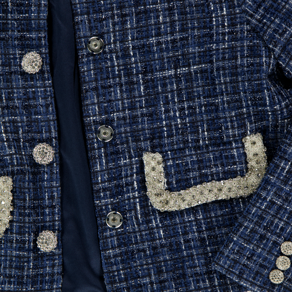 Prinsessefin Kids Girls Jacket in Navy