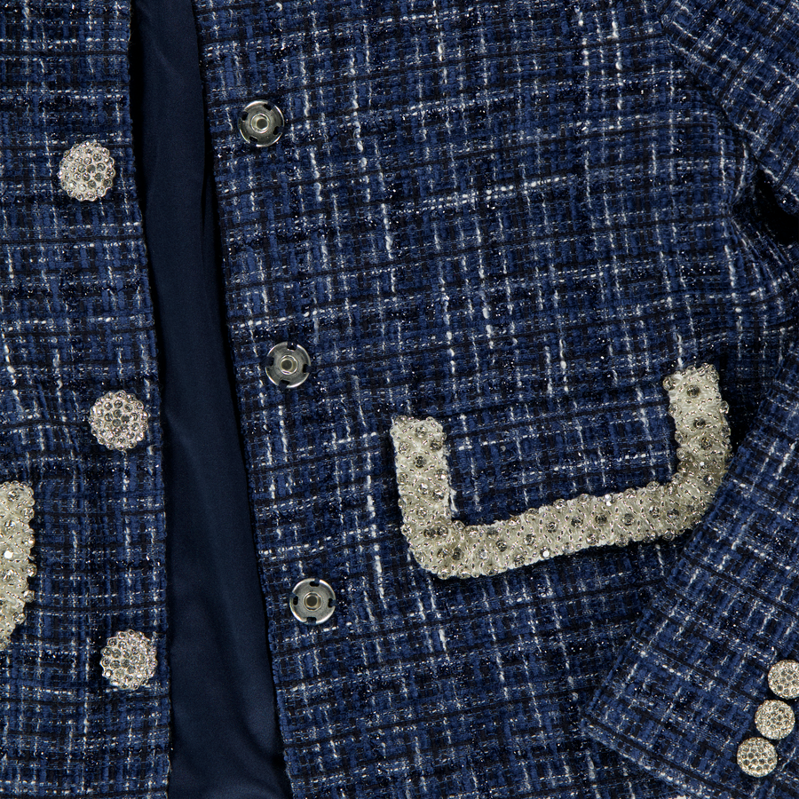 Prinsessefin Kinder Meisjes Colbert In Navy