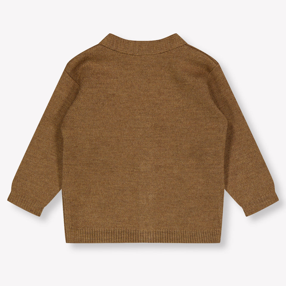 Fendi Baby Unisex Vest In Camel