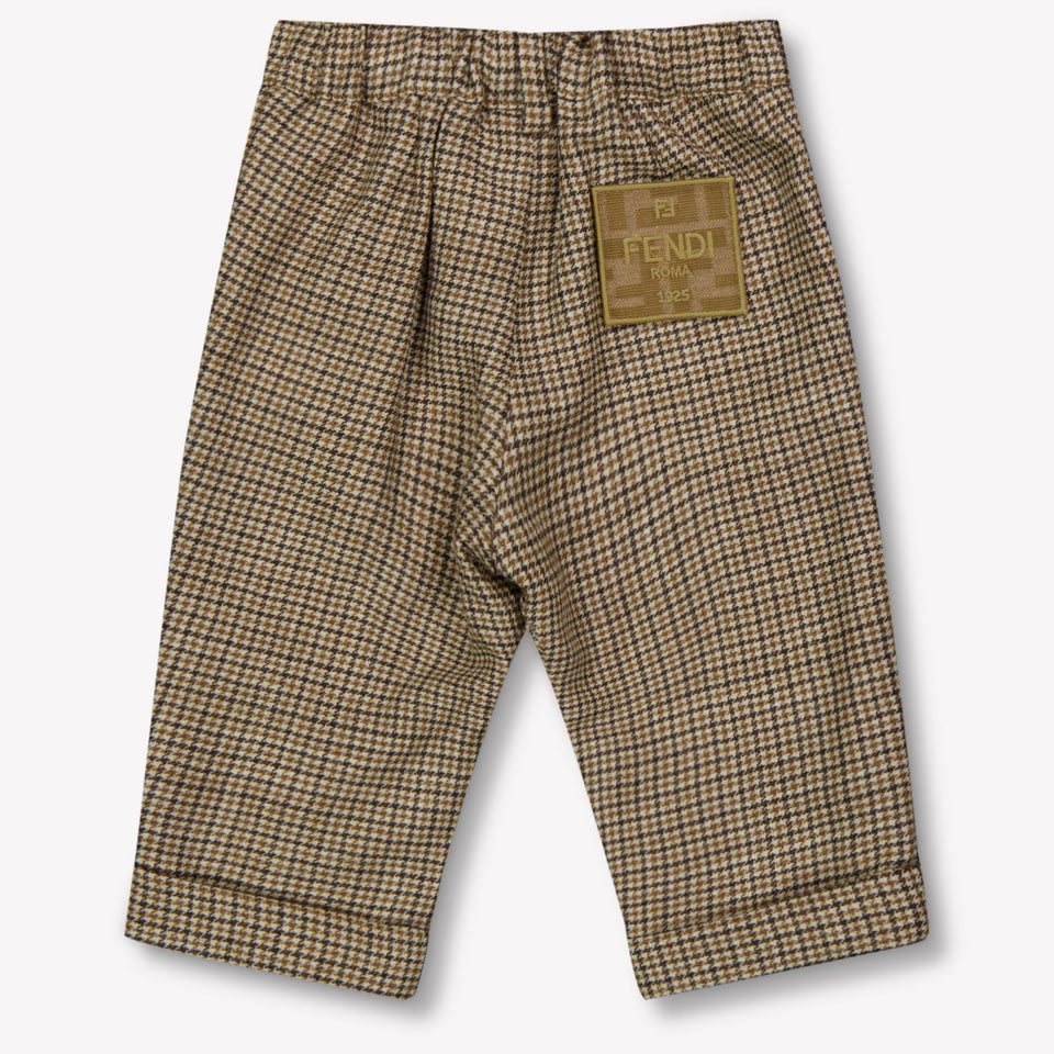 Fendi Baby Jongens Broek In Camel