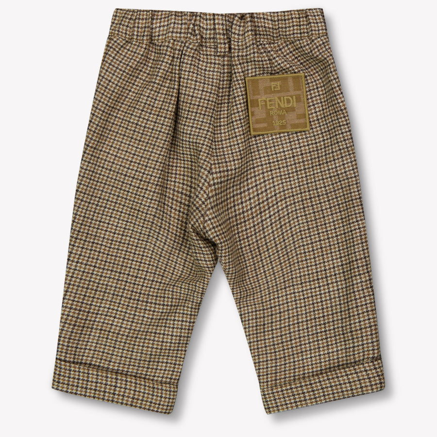 Fendi Baby Jongens Broek In Camel