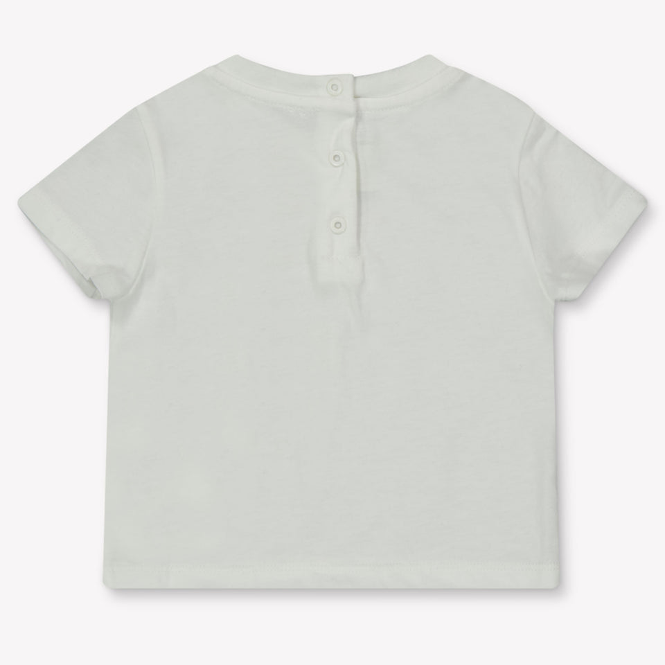 Fendi Baby Meisjes T-Shirt In Beige