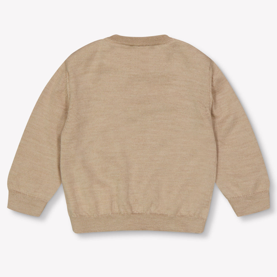 Fendi Baby Unisex Sweater in Light Beige