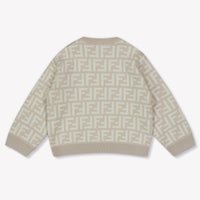 Fendi Baby Unisex Sweater in Gray