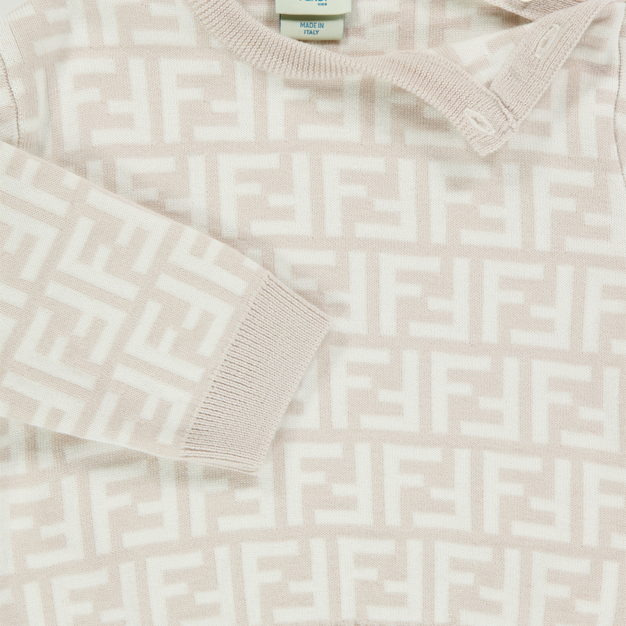 Fendi Baby Unisex Sweater in Gray