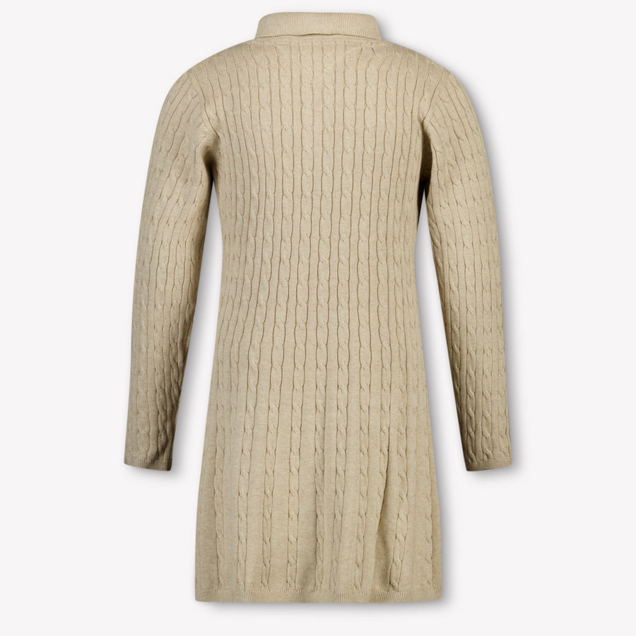 Tommy Hilfiger Kinder Meisjes Jurk In Beige