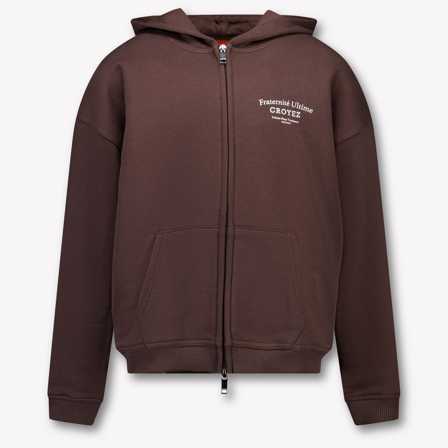 Croyez Kinder Jongens Vest In Bruin