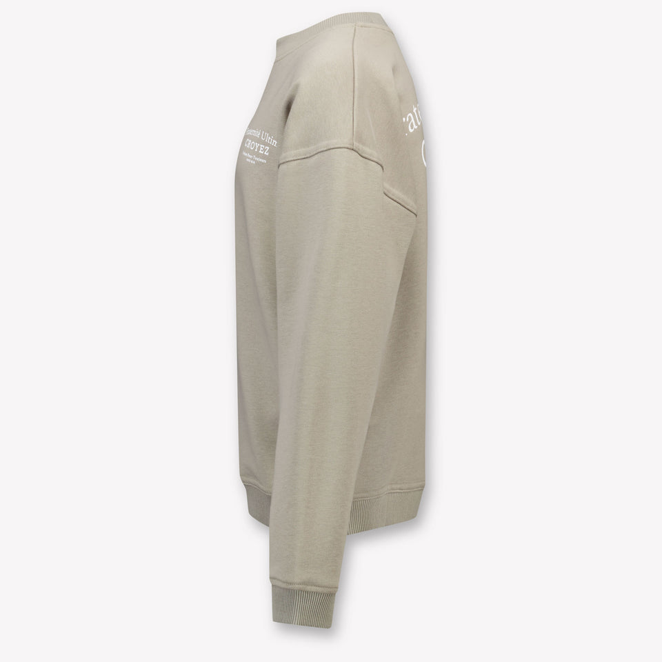 Croyez Kinder Jongens Trui In Olijf Groen