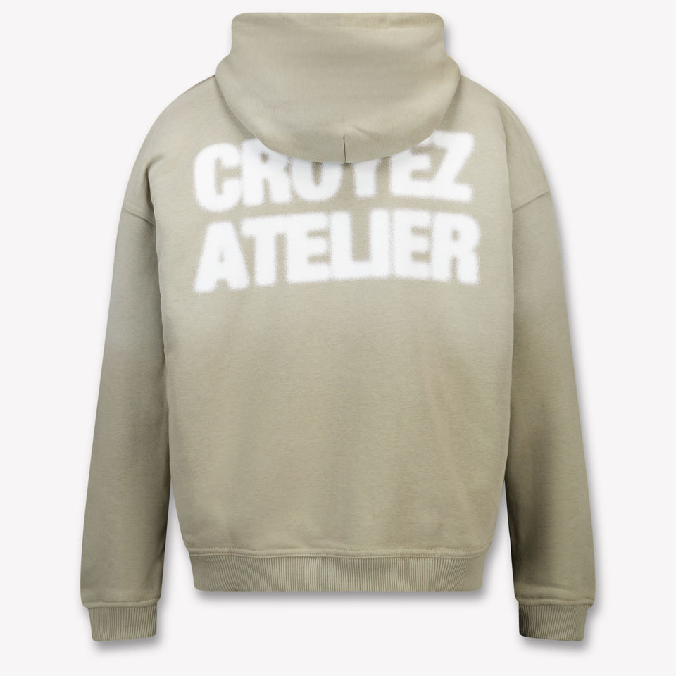 Croyez Kids Boys Sweater in Olive Green