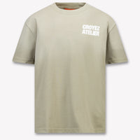 Croyez Kinder Jongens T-Shirt In Olijf Groen