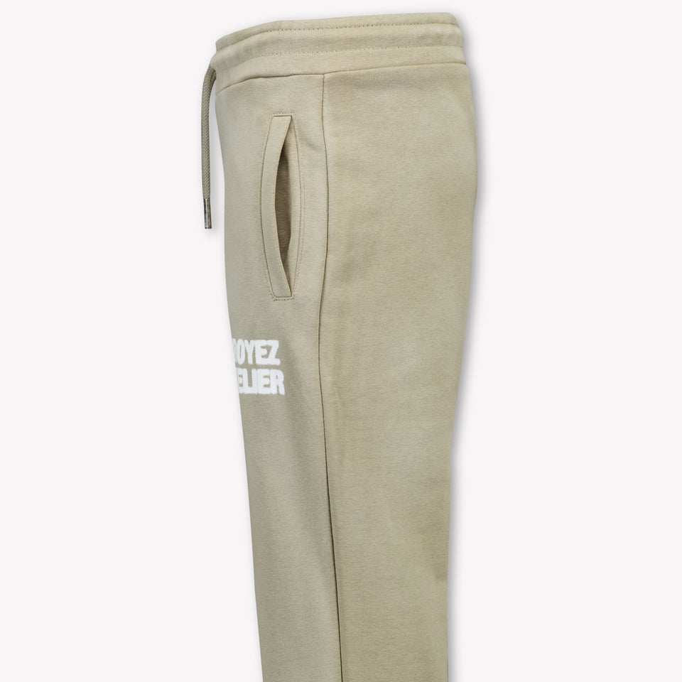 Croyez Kinder Jongens Broek In Olijf Groen