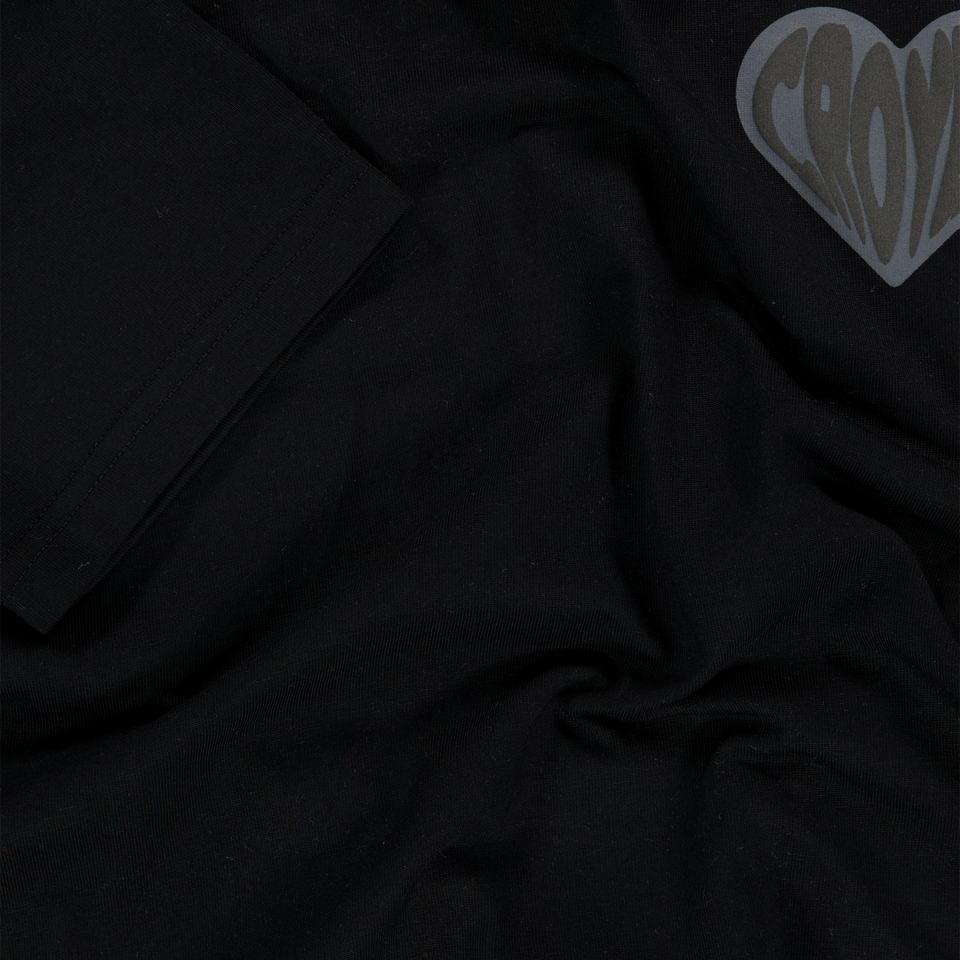 Croyez Kinder Jongens T-Shirt In Zwart